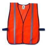 GloWear 8020HL Non-Certified Standard Vest, Polyester, One Size Fits Most, Orange