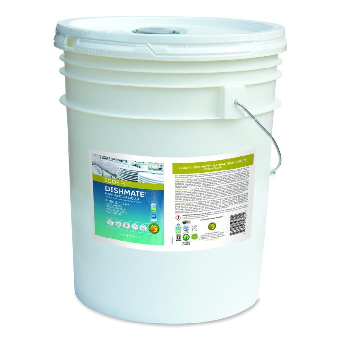 15097915 Dishmate Manual Dish Liquid, Free and Clear, 5 gal Pail - Image 1