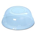 Kal-Clear/Nexclear Drink Cup Lids, Squat Dome Lid with 1.75" Hole, Fits 32 oz Cold Cups, Plastic, Clear, 500/Carton