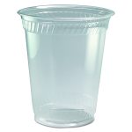 Kal-Clear PET Cold Drink Cups, Squat, 12 oz to 14 oz, Plastic, Clear, 50/Sleeve, 20 Sleeves/Carton