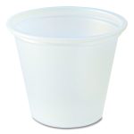Portion Cups, 1 oz, Plastic, Translucent, 250/Sleeve, 10 Sleeves/Carton