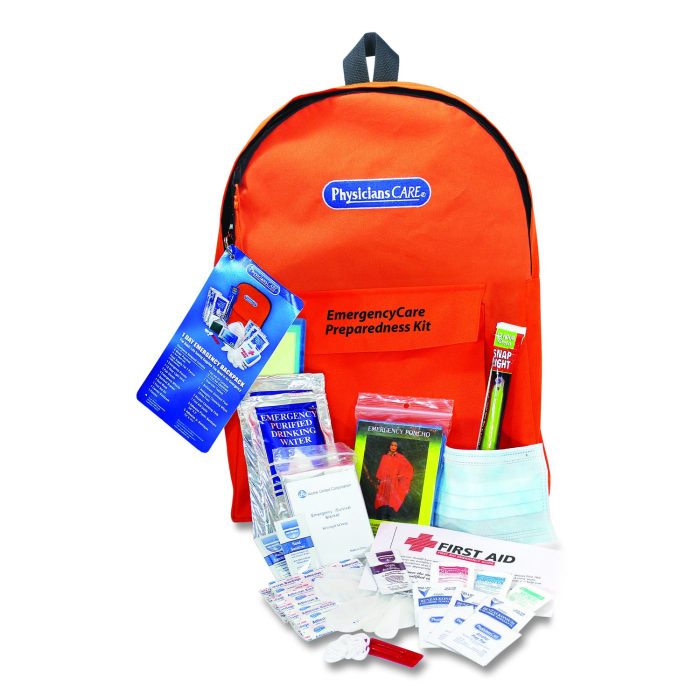 733261 Emergency Care Backback, 43 Pieces, Nylon Fabric Case - Image 1
