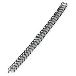 Wire Bindings for 11 x 8.5 Documents, 32 Rings, 0.5" (100-Sheet) Capacity, Black, 25/Pack