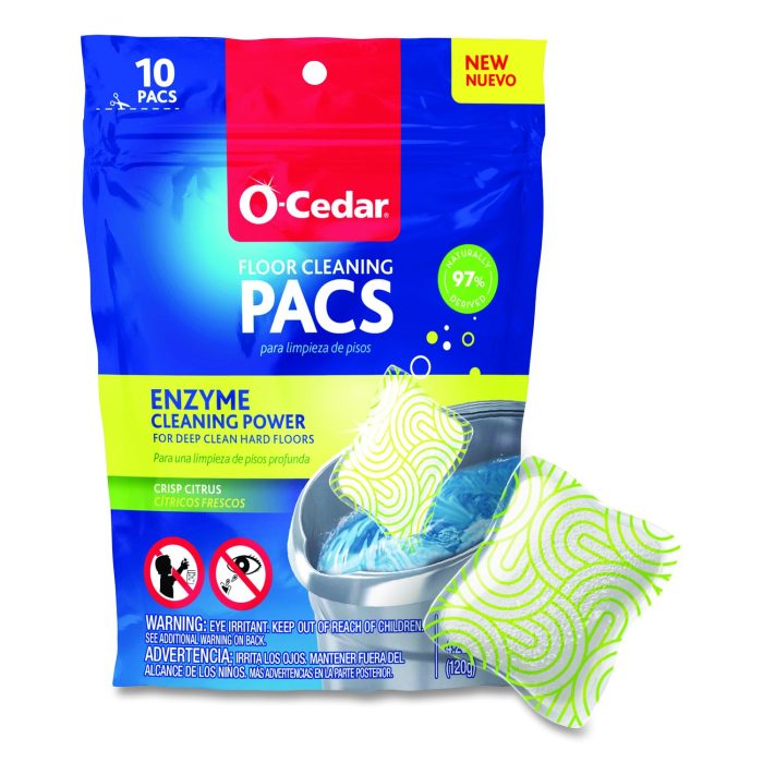 15054150 Cleaning PACS, Crisp Citrus Scent, 10/Pack - Image 1