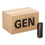 Low Density Can Liners, 16 gal, 0.9 mil, 24" x 32", Black, 50 Bags/Roll, 10 Rolls/Carton