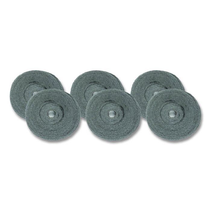 15172200 Industrial-Quality Steel Wool Reel, #3 Coarse, 5 Lb Reel, Steel Gray, 6/carton - Image 1