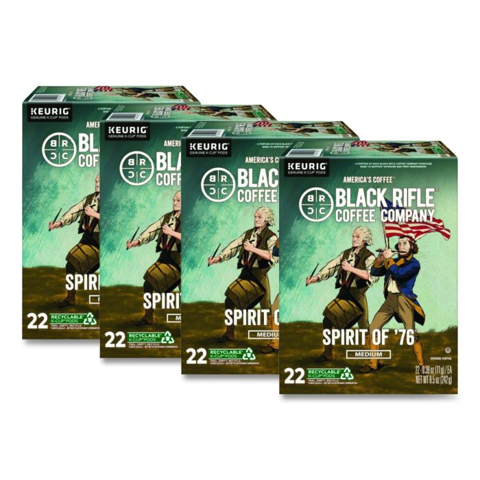 15140015 Spirit of '76 Coffee K-Cups, 22/Box, 4 Boxes/Carton - Image 1