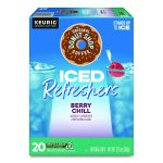 ICED Refreshers K-Cup Pods, Berry Chill, 20/Box