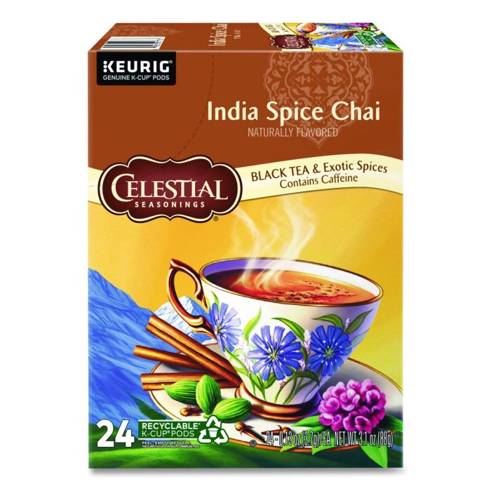 15059597 India Spice Chai Tea K-Cups, 24/box - Image 1