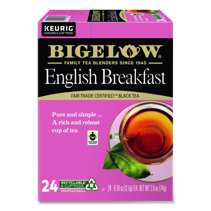 15051845 English Breakfast Tea K-Cups Pack, 24/box - Image 1