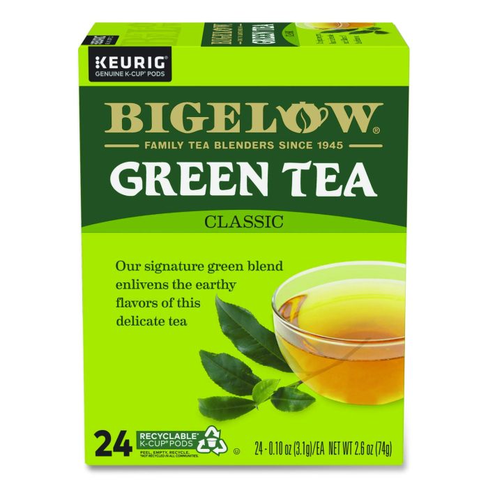 15051837 Green Tea K-Cup Pack, 24/box - Image 1