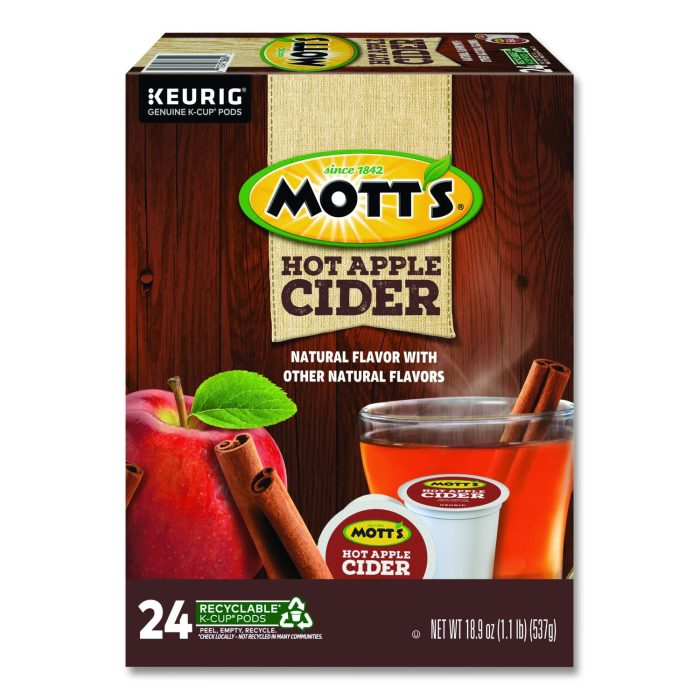 15079339 Hot Apple Cider K-Cup Pods, 1 Oz K-Cup Pod, 24/box - Image 1