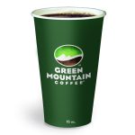 Paper Hot Cups, 16 oz, Green Mountain Design, 1,000/Carton