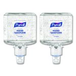 Advanced E3-Rated Instant Hand Sanitizer Gel, 1,200 mL Refill, Fragrance-Free, For ES4 Dispensers, 2/Carton