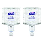 Advanced Hand Sanitizer Gel Refill, 1,200 mL, Clean Scent, For ES4 Dispensers, 2/Carton