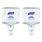 Advanced Hand Sanitizer Gel Refill, 1,200 mL, Clean Scent, For ES6 Dispensers, 2/Carton