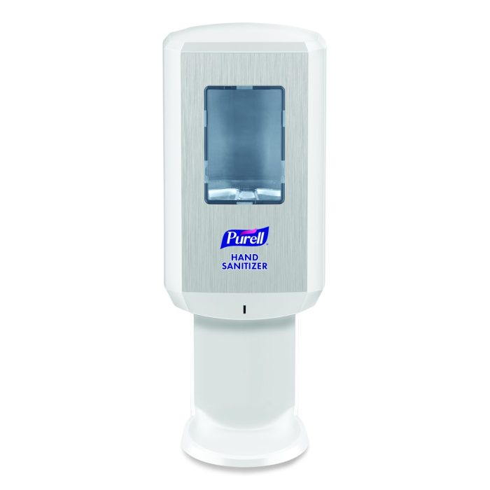 835735 Cs6 Hand Sanitizer Dispenser, 1,200 Ml, 5.79 X 3.93 X 15.64, White - Image 1