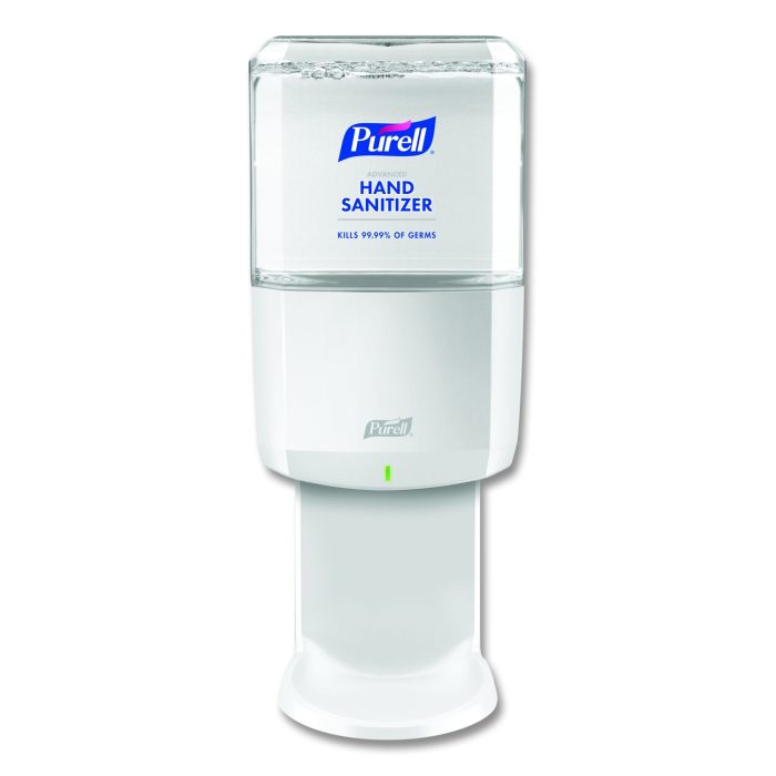 835427 Es8 Touch Free Hand Sanitizer Dispenser, 1,200 Ml, 5.25 X 8.56 X 12.13, White - Image 1
