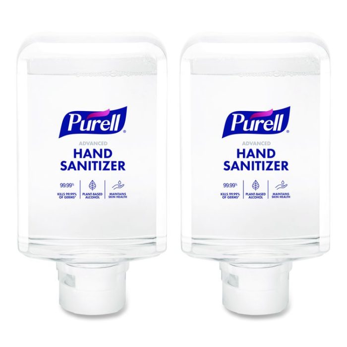 15001758 Advanced Hand Sanitizer Foam, Refill for PURELL ES10 Automatic Hand Sanitizer Dispenser, 1,200 mL, Citrus Scent, 2/Carton - Image 1