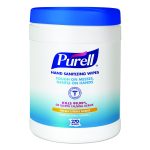 Sanitizing Hand Wipes, 6.75 x 6, Fresh Citrus, White, 270 Wipes/Canister