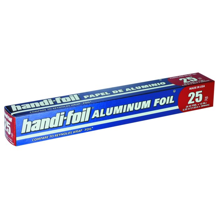 207246 Aluminum Foil Roll, 12" x 25 ft, 24/Carton - Image 1