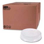 Round Plastic Dome Lid, Embossed, Fits 212/213, 16" Diameter, Clear, 25/Carton