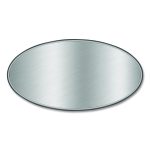 Foil Laminated Board Lids, 9" Diameter, Silver, Aluminum, 500/Carton