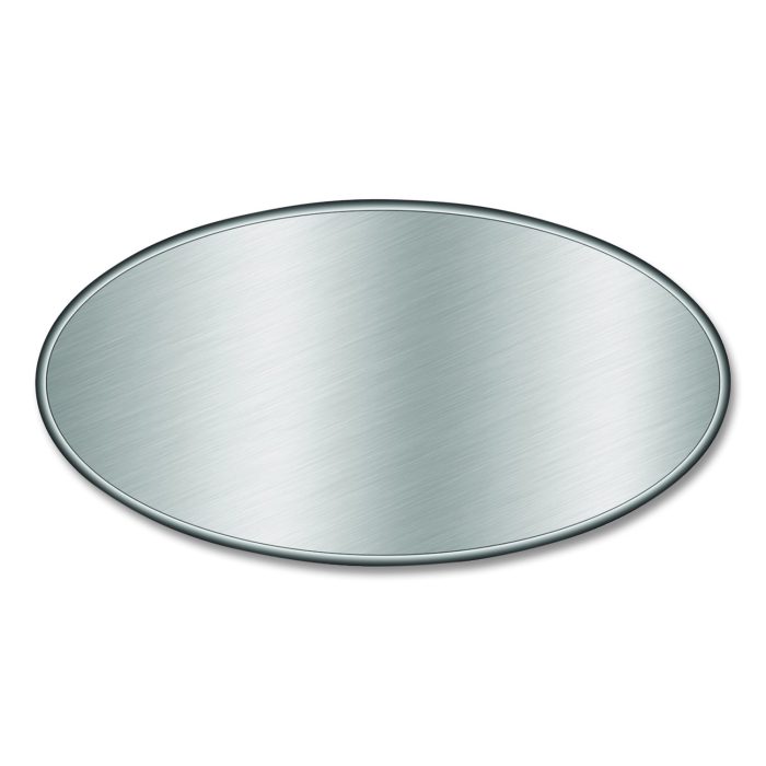 15005160 Foil Laminated Board Lids, 9" Diameter, Silver, Aluminum, 500/Carton - Image 1