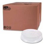 Plastic Dome Lid, 8.25" Diameter x 0.88" h, Clear, 500/Carton
