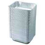 Aluminum Steam Table Pans, Half-Size Deep, 10.38" x 2.56" x 12.75", 100/Carton