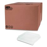 Plastic Dome Lid, 8.25 x 8.25 x 1.5, Clear, 500/Carton