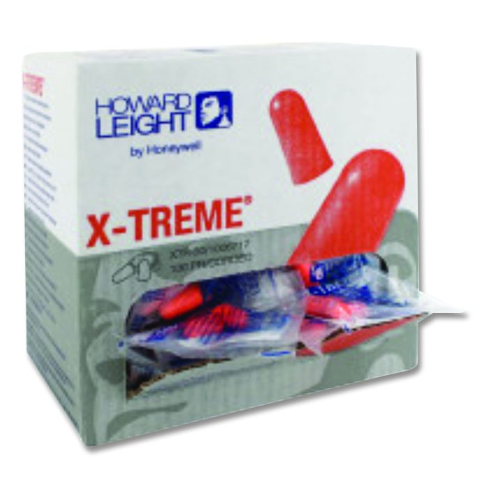 872925 X-TREME Corded Disposable Earplugs, Corded, 32 dB NRR, One Size Fits Most, Orange Bullet Plugs, 1,000/Carton - Image 1