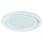 Plastic High Heat Vented Lid, Fits 16 oz to 32 oz Containers, White, 50/Bag, 10 Bags/Carton