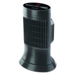 Digital Ceramic Mini Tower Heater, 1,500 W, 10 x 7.63 x 14, Black
