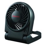 Turbo On The Go USB/Battery Powered Fan, 3", 1 Speed, Black