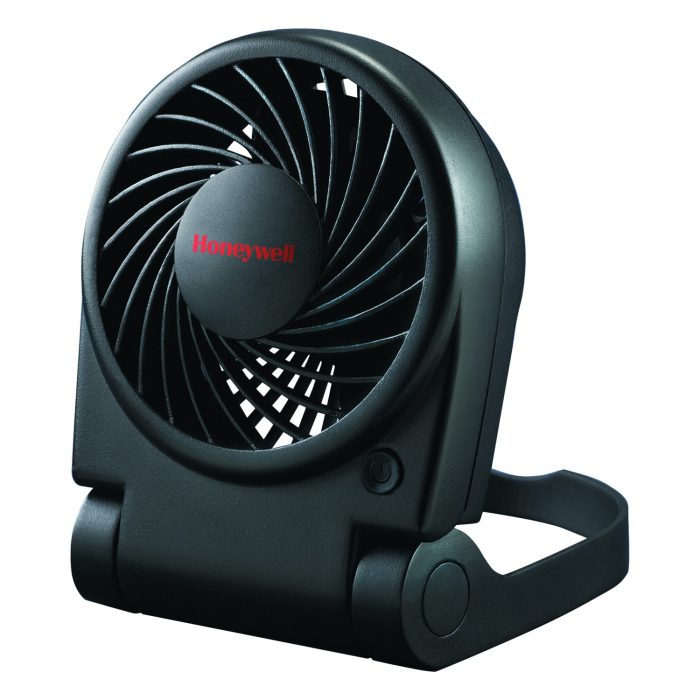 231232 Turbo On The Go USB/Battery Powered Fan, 3", 1 Speed, Black - Image 1