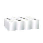Essential 100% Recycled Fiber Hard Roll Towel, 1-Ply, 8" x 800 ft, 1.5" Core, White, 12 Rolls/Carton