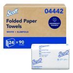 Slimfold Towels, 1-Ply, 7.5 x 11.6, White, 90/Pack, 24 Packs/Carton