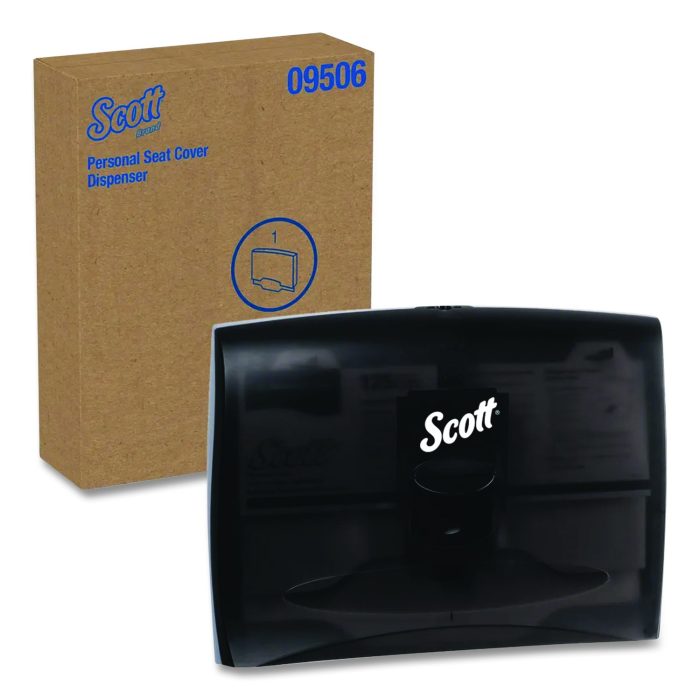 15180272 Personal Seat Cover Dispenser, 17.5 X 2.25 X 13.25, Black - Image 1