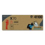 X70 Cloths, Flat Sheet, 16.6 x 14.9, White, 300/Carton