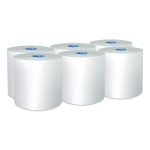 Pro Hard Roll Paper Towels with Absorbency Pockets for Scott Pro Dispenser, Blue Core Only, 1-Ply, 7.5" x 900 ft, 6 Rolls/CT