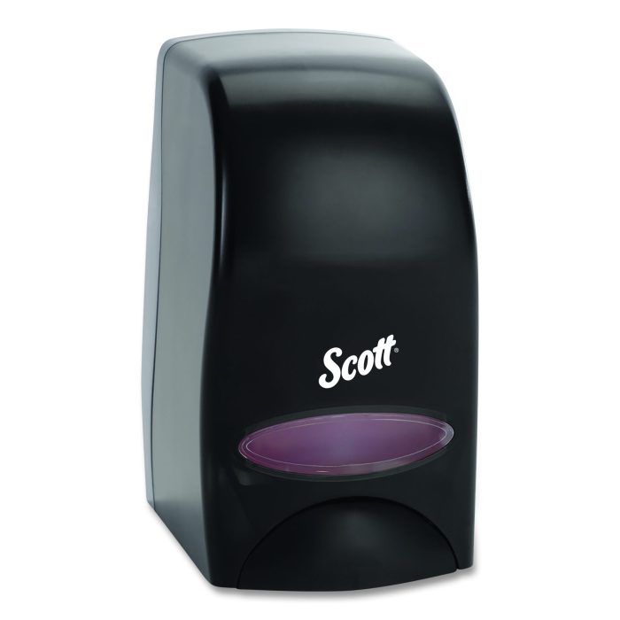 896874 Essential Manual Skin Care Dispenser, For Traditional Business, 1,000 Ml, 5 X 5.25 X 8.38, Black - Image 1