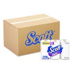 1000 Bathroom Tissue, Septic Safe, 1-Ply, White, 1,000 Sheets/Roll, 12 Rolls/Pack, 4 Packs/Carton