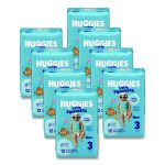 Little Swimmers, Size 3, 16 lbs to 26 lbs, 12/Pack, 8 Packs/Carton