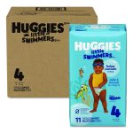Little Swimmers, Size 4, 24 lbs to 34 lbs, 11/Pack, 8 Packs/Carton