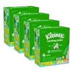Soothing Lotion Facial Tissue, 3-Ply, White, 60 Sheets/Box, 4 Boxes/Pack, 8 Packs/Carton