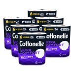 Ultra ComfortCare Toilet Paper, Soft Tissue, Septic Safe, 2-Ply, White, 284 Sheets/Roll, 6 Rolls/Pack, 36 Rolls/Carton