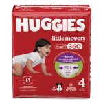 Little Movers HuggFit 360 Degree, Size 4, 22 lbs to 37 lbs Disney Design, 21/Pack