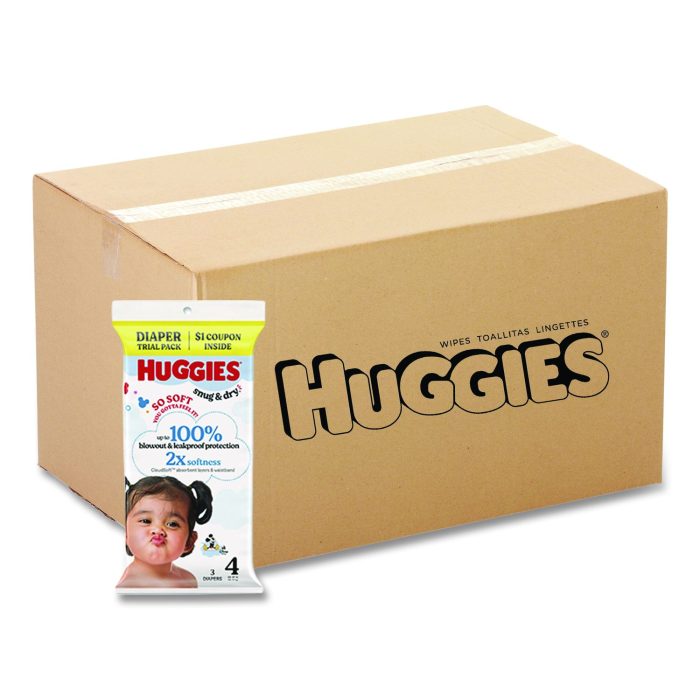 15182583 Snug and Dry, Size 4, 22 lbs to 37 lbs, Disney Design, 3 Diapers/Pack, 30 Packs/Carton - Image 1