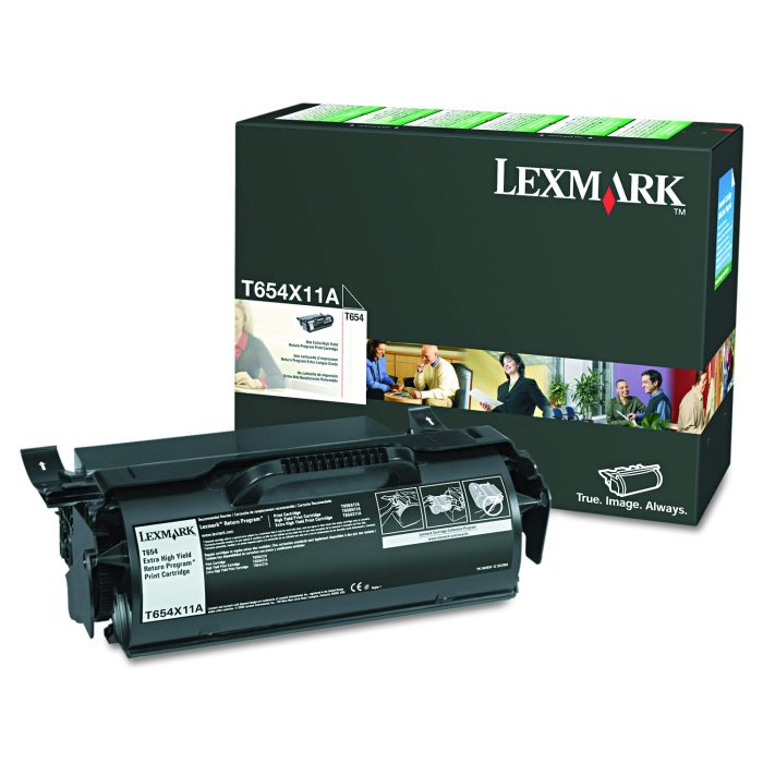 61183 T654x11a Return Program Extra High-Yield Toner, 36,000 Page-Yield, Black - Image 1